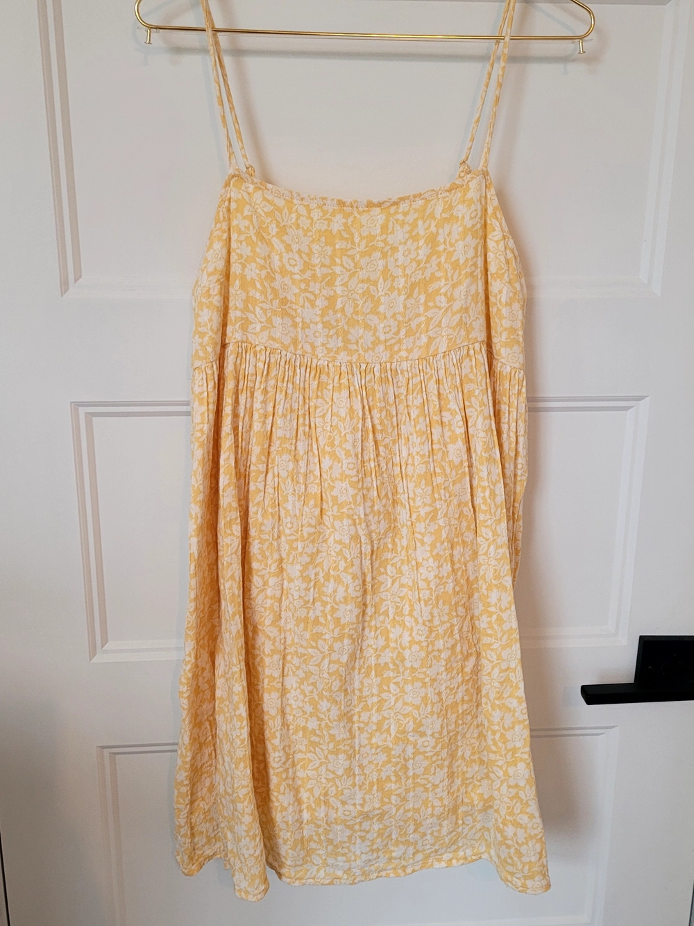 American Eagle Outfitters Yellow Floral Sundress Size Small